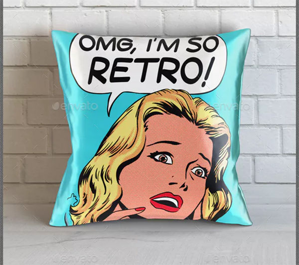 Pillow Mock-Up Template