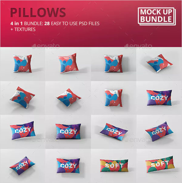 Pillow Mockup Bundle