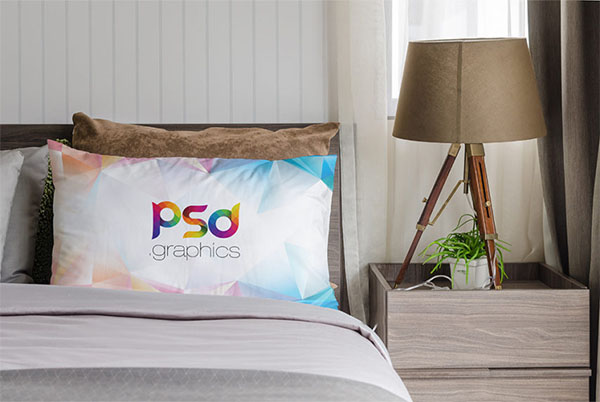 Pillow Mockup Free PSD Design