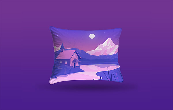 Pillow Mockup Free PSD Template