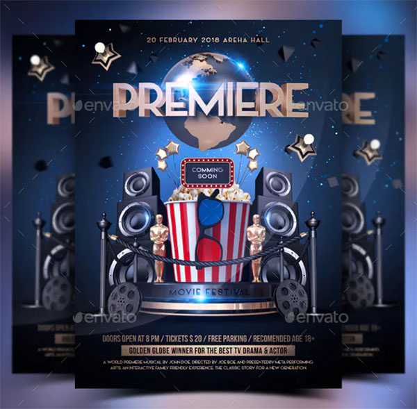 Premiere Movie Flyer Template