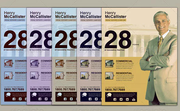 Real Estate Lawyer Flyer Template