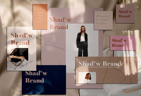 Shadow Brand Paper Mockups