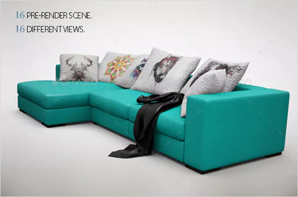 Sofa Pillows MockUp