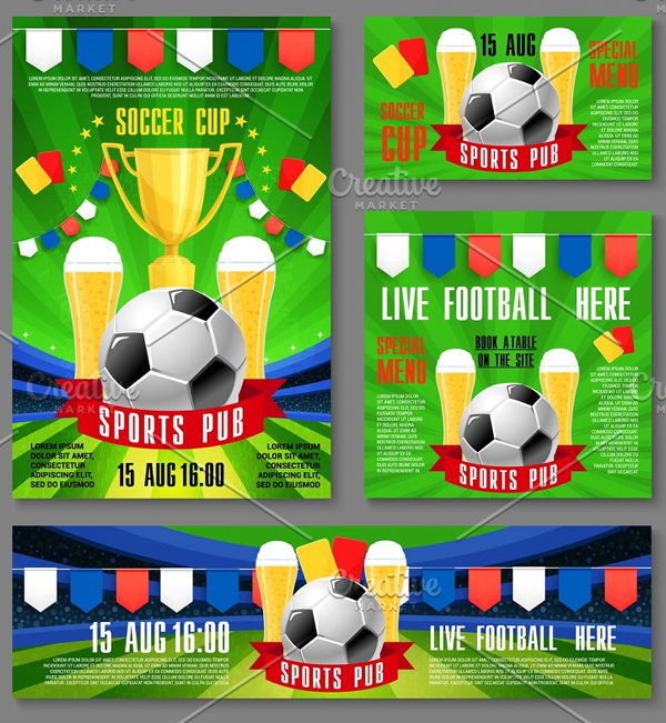 Sports Invitation Ticket
