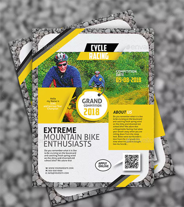 Stylish Bicycle Flyer Templates