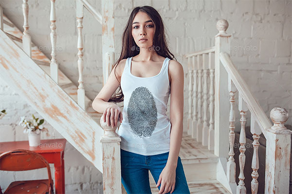 Tank Top Mock-Up PSD Design