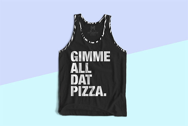 Tank Top Mockup Free PSD