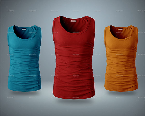 Tank Top Mockup PSD Deign