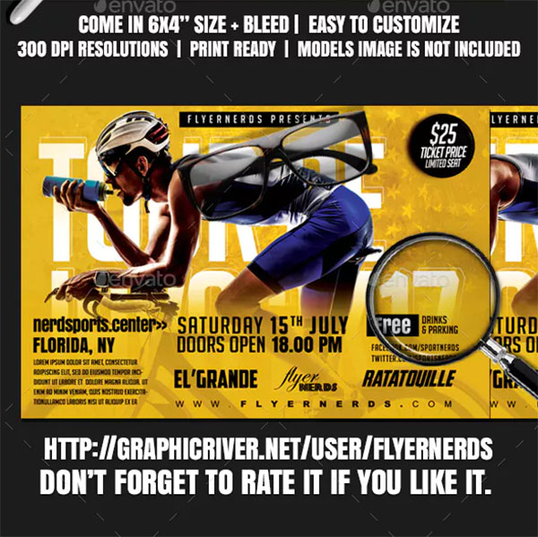 Tour De Java Sports Flyer