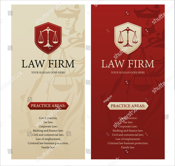 Vertical Lawyer Flyer Design Template
