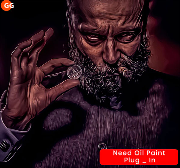 10 Oil Painting Photoshop, ATN Action