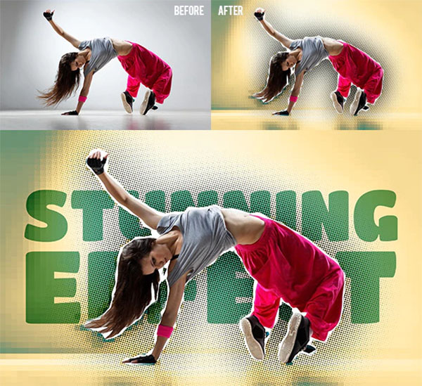 Accented Toning Photoshop Action