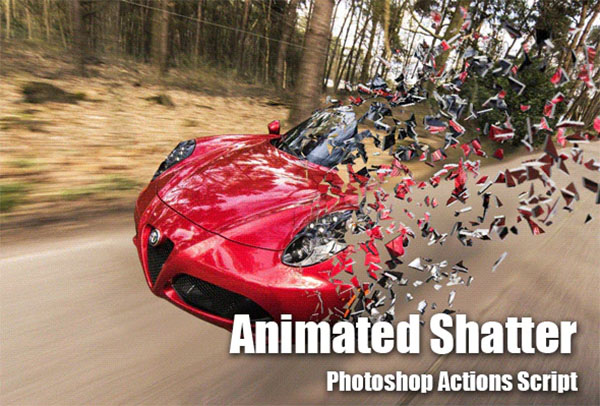 Animated Shatter JSX Photoshop