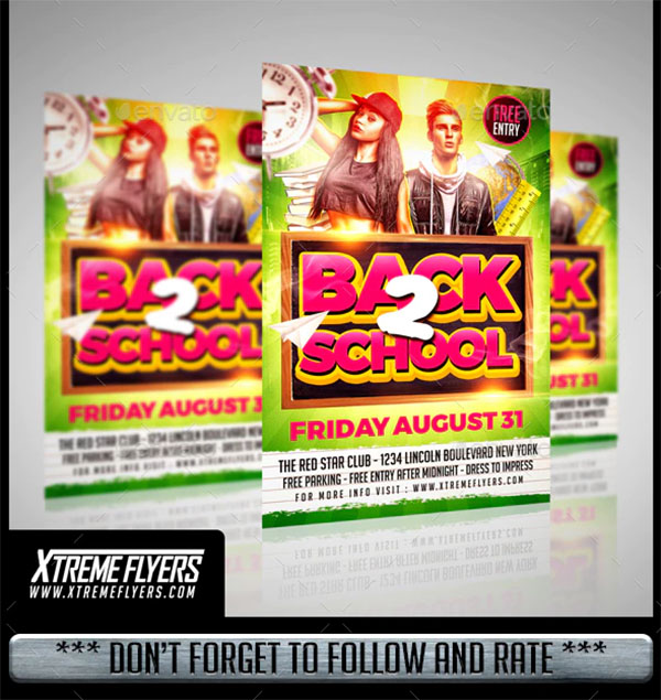 Back to School Flyer Template