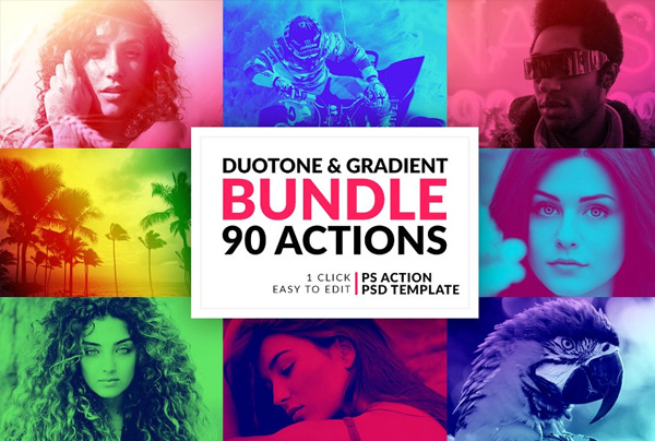Best Duotone and Gradient Actions Bundle
