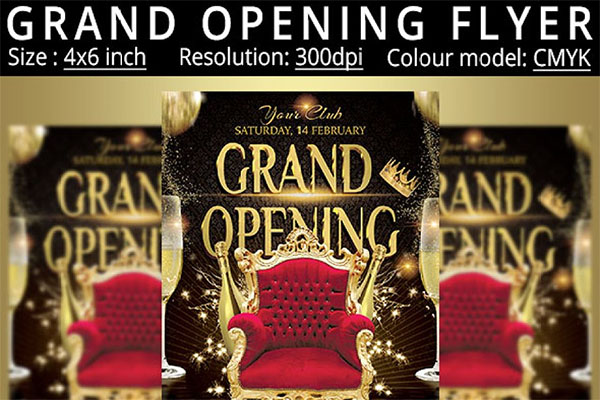 Colour Grand Opening Flyer