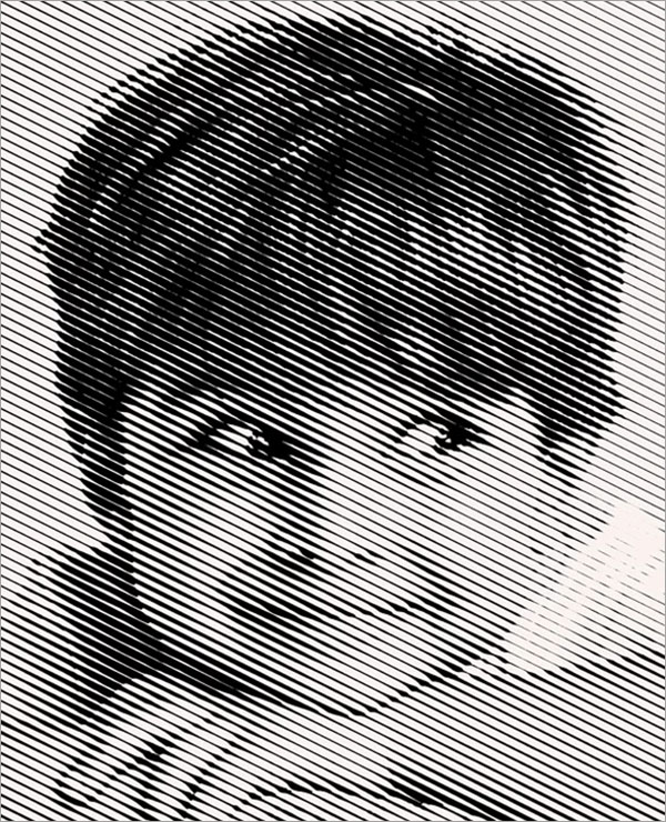 Engraving Lines Photoshop Action