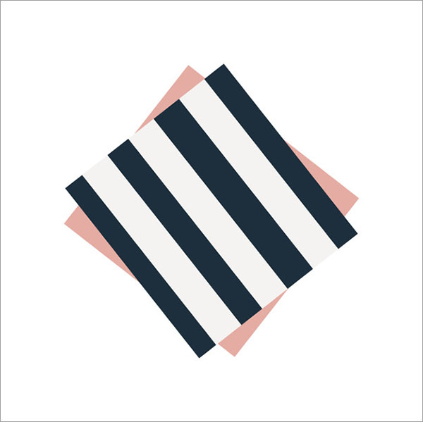 Free Cute Striped Napkin Template