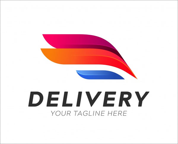 Free PSD Transport Delivery Logo Template
