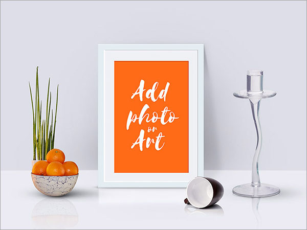 Free Photoshop Photo Frame Mockup