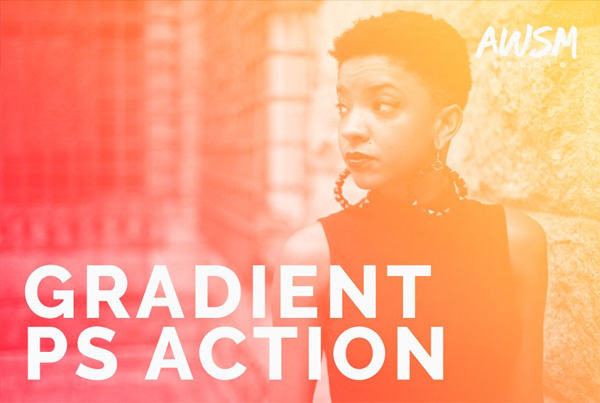 Gradient Action for Photoshop