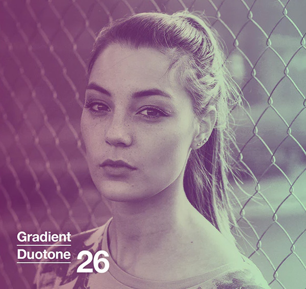 Gradient Duotone Photoshop Action