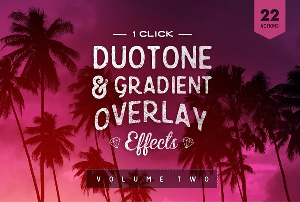 Gradient Photoshop Overlays Actions
