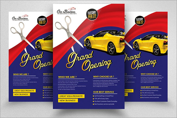 Grand Open latest Flyer Template