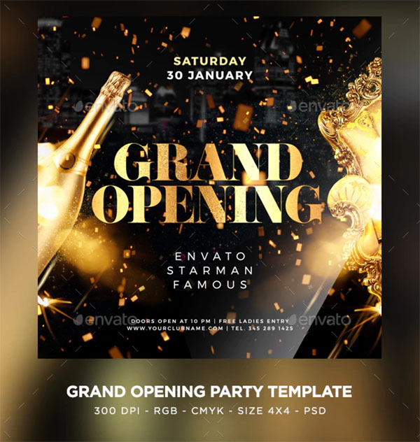 Grand Opening Design Flyer