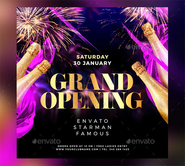 Grand Opening Flyer Design