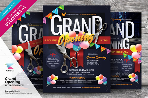 Grand Opening Flyer Templates