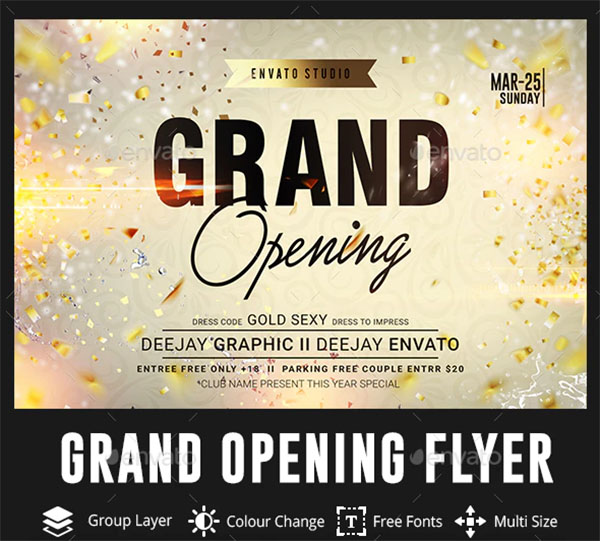 Grand Opening Flyer