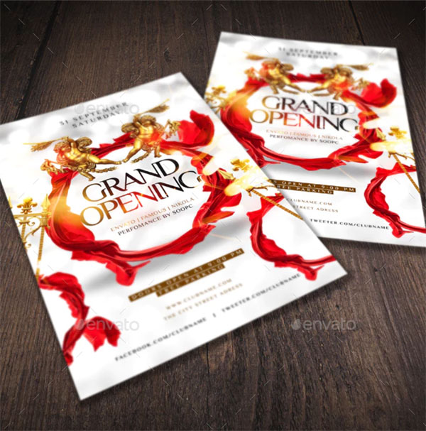 Grand Opening Photoshop Flyer