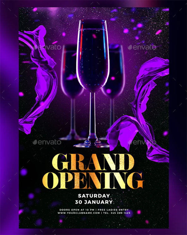Grand Party Opening Flyer
