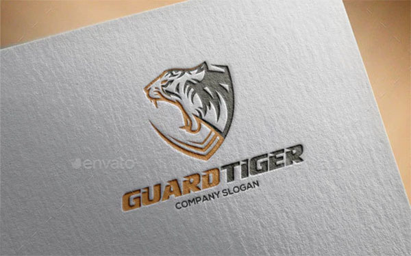 Guard Tiger Logo Template