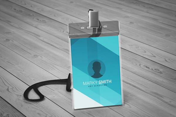 Lanyard Badge Mock-Up