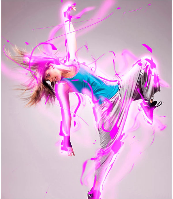 Light Splash Photoshop Action