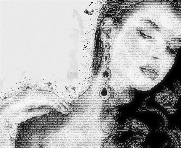 Line Half Effect Photoshop Action