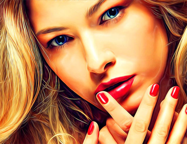 Oil Paint PSD, DNG, TIFF, JPG, RAW Actions