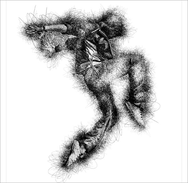 Pen Lines Photoshop Action