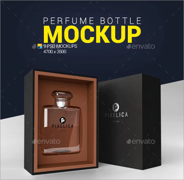 Perfume Bottle Mockup