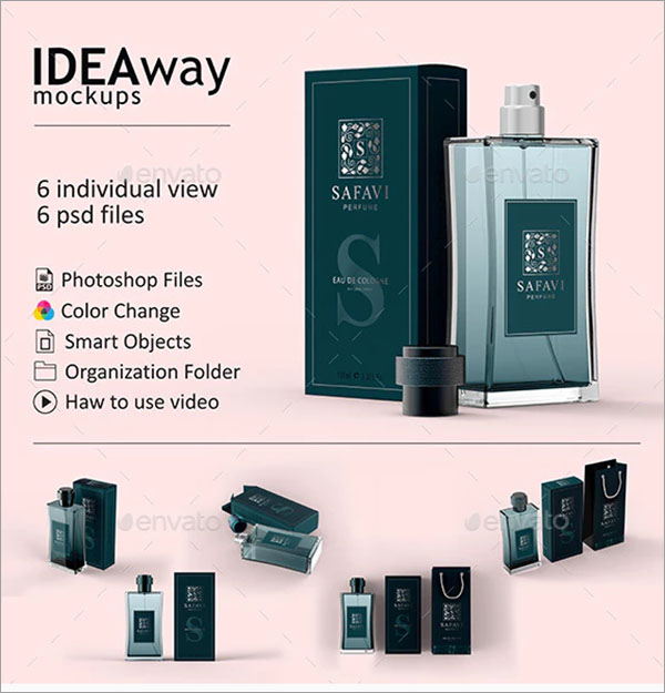 Perfume Photoshop Mockup