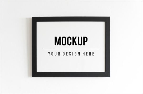 Photo Frames Mockup Free PSD