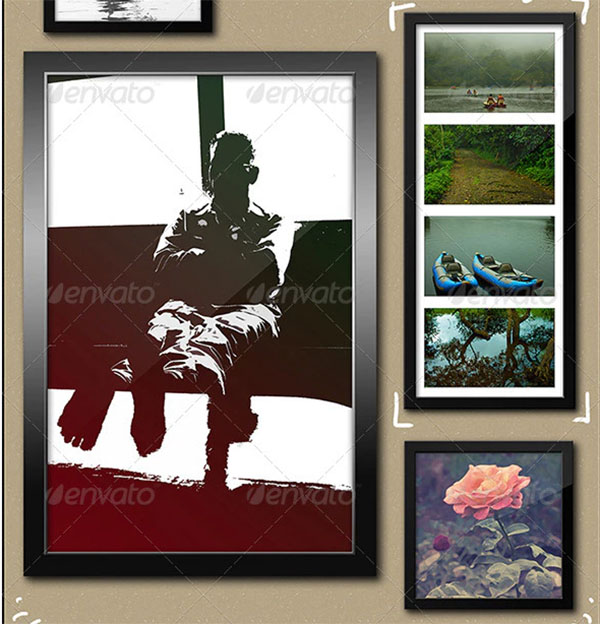 Photo Poster Frame Mockup