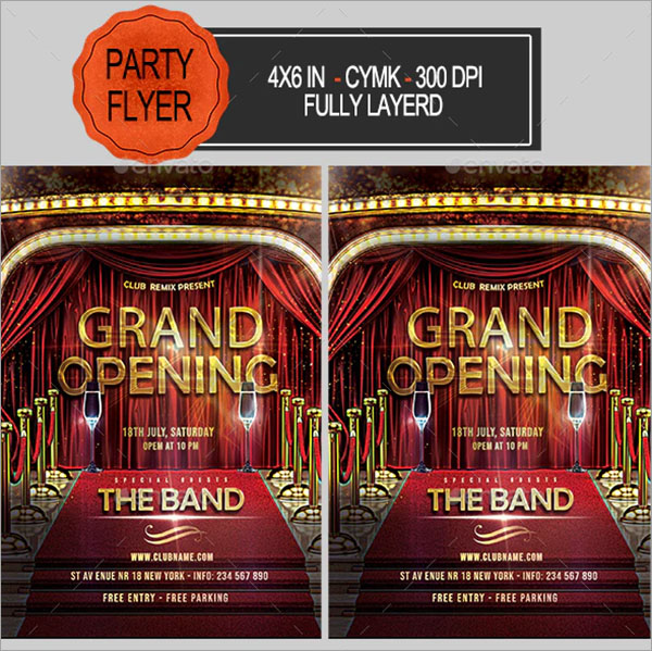 Printable Grand Opening Flyer