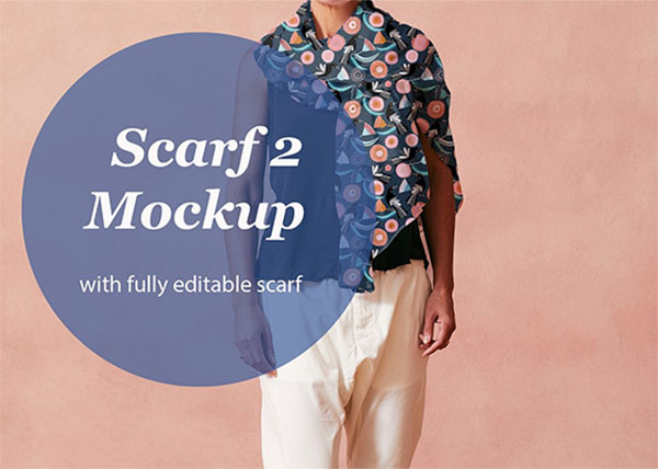 Scarf 2 Mockup