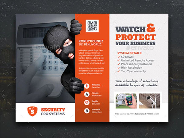 Security Systems Flyer Templates PSD