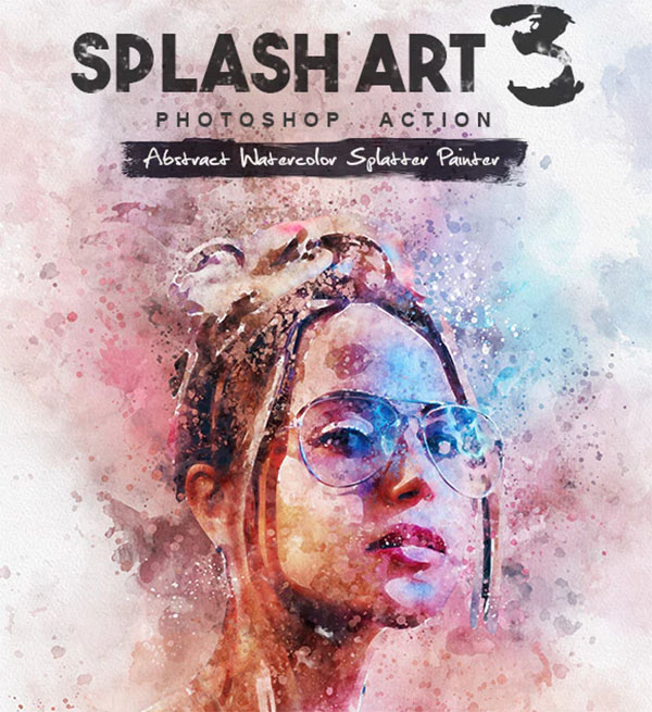 Splash Art 3 Photoshop Action