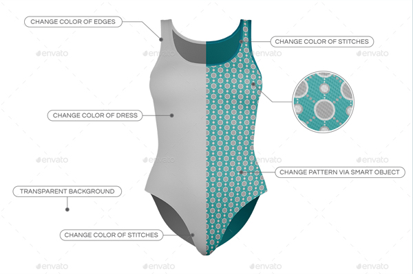 Swimsuit Dress Mockups